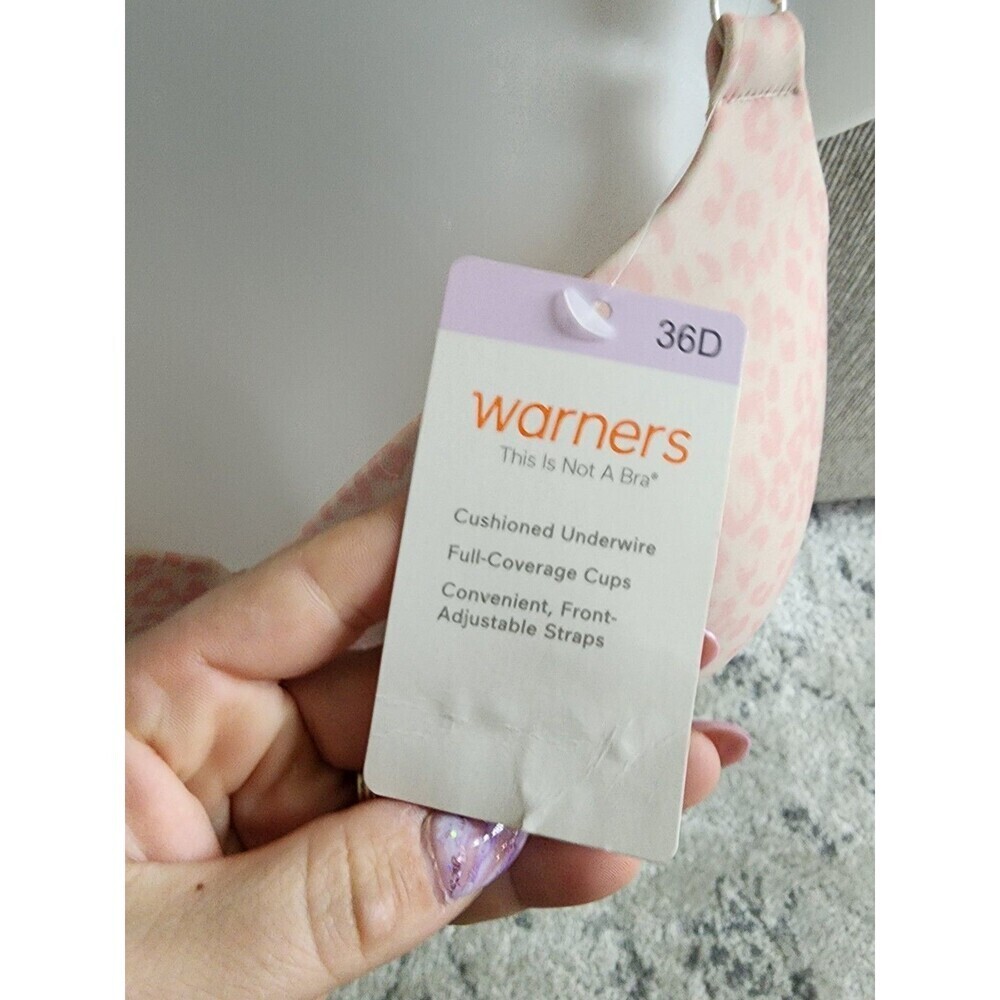 Warner's® This is Not A Bra™ Cushioned Underwire Lightly Lined T-Shirt Bra 36D - Picture 4 of 5